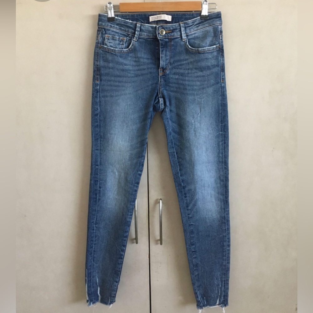 Zara Basic Z1975 Denim Skinny Jeans - Size 6
